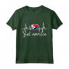 Sint Maarten Heartbeat ECG Pulse Sint Maarten Flag Roots - Maglietta con Bandiera e Radici di Sint Maarten - Ideale per Mostrare Amore e Orgoglio