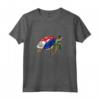 Funny Turtle Sint Maarten Flag Pride - Camicia per Bambini e Felpa con Cappuccio - Ideale per Mostrare l'Orgoglio di Sint Maarten