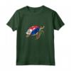 Funny Turtle Sint Maarten Flag Pride - Camicia per Bambini e Felpa con Cappuccio - Ideale per Mostrare l'Orgoglio di Sint Maarten