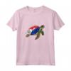 Funny Turtle Sint Maarten Flag Pride - Camicia per Bambini e Felpa con Cappuccio - Ideale per Mostrare l'Orgoglio di Sint Maarten