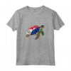 Funny Turtle Sint Maarten Flag Pride - Camicia per Bambini e Felpa con Cappuccio - Ideale per Mostrare l'Orgoglio di Sint Maarten