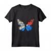 Camicia con Bandiera Farfalla di Sint Maarten - Maglietta Orgoglioso Sint Maartener - Ideale come Regalo o Souvenir