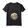 Donna Sint Maarten Scenario Art Deco Maglietta con Collo a V - Esplora la Bellezza dell'Isola con Stile