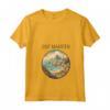 Donna Sint Maarten Scenario Art Deco Maglietta con Collo a V - Esplora la Bellezza dell'Isola con Stile