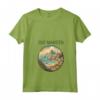 Donna Sint Maarten Scenario Art Deco Maglietta con Collo a V - Esplora la Bellezza dell'Isola con Stile