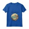 Donna Sint Maarten Scenario Art Deco Maglietta con Collo a V - Esplora la Bellezza dell'Isola con Stile