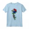 Radici della Bandiera di Sint Maarten - Maglietta Pride Sint Maarten Rose Skeleton - Ideale per Mostrare l'Orgoglio di Sint Maarten
