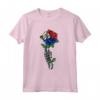 Radici della Bandiera di Sint Maarten - Maglietta Pride Sint Maarten Rose Skeleton - Ideale per Mostrare l'Orgoglio di Sint Maarten