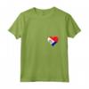 Donna Sint Maarten Bandiera Cuore - Love Sint Maarten Maglietta con Collo a V - Ideale per Vacanze e Regali di Compleanno a Sint Maarten