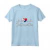 Sint Maarten Heartbeat ECG Pulse Flag Roots Maglia a Manica - Mostra il Tuo Amore per Sint Maarten con Questo Design Unico