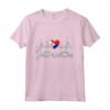 Sint Maarten Heartbeat ECG Pulse Flag Roots Maglia a Manica - Mostra il Tuo Amore per Sint Maarten con Questo Design Unico