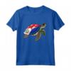 Funny Turtle Sint Maarten Flag Pride - Camicia Sint Maarten per Bambini - Ideale per Mostrare Orgoglio e Appartenenza a Sint Maarten