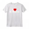 I LOVE HEART SAN MAARTEN SINT MAARTEN CARRIBEAN PAESI BASSI - Maglietta Bianca con Testo - Ideale per Mostrare Affetto per il Paese.
