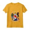 Donna Mezza Sint Maarten Mezza Brasiliana - Maglietta con Collo a V - Originale e Leggera - Ideale per Mostrare le Tue Radici