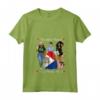 Donna Mezza Sint Maarten Mezza Brasiliana - Maglietta con Collo a V - Originale e Leggera - Ideale per Mostrare le Tue Radici