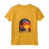 Donna Vintage Sint Maarten Palma Vela - Maglietta Tramonto Caraibico con Collo a V - Ideale per Matrimonio di Destinazione o Luna di Miele