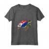 Divertente Tartaruga Sint Maarten Flag Pride - Camicia Orgoglio Bandiera Sint Maarten per Bambini - Ideale per Festa del Papà o Compleanno