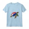 Divertente Tartaruga Sint Maarten Flag Pride - Camicia Orgoglio Bandiera Sint Maarten per Bambini - Ideale per Festa del Papà o Compleanno