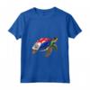 Divertente Tartaruga Sint Maarten Flag Pride - Camicia Orgoglio Bandiera Sint Maarten per Bambini - Ideale per Festa del Papà o Compleanno