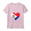 Sint Maarten Bandiera Cuore Love - Maglietta Collo a V per Regali Patriottici - Ideale per Indipendenza e Compleanni