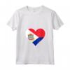 Sint Maarten Bandiera Cuore Love - Maglietta Collo a V per Regali Patriottici - Ideale per Indipendenza e Compleanni
