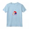 Donna Sint Maarten Country Badge - Maglietta con Collo a V - Mostra il tuo Amore per Sint Maarten con la Bandiera
