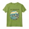 Sint Maarten Scenario Art Deco Maglietta - Design Unico per Viaggiatori e Turisti - Acquista la tua T-shirt Souvenir