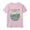 Sint Maarten Scenario Art Deco Maglietta - Design Unico per Viaggiatori e Turisti - Acquista la tua T-shirt Souvenir