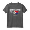 St Maarten Bandiera e Mappa - Tee Maglietta con Coordinate Geografiche - Ideale per la Festa Nazionale e il Patrimonio di St Maarten