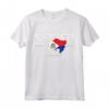 St Maarten Bandiera e Mappa - Tee Maglietta con Coordinate Geografiche - Ideale per la Festa Nazionale e il Patrimonio di St Maarten