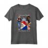 Donna Afro Saint Martin - Maglietta Patriottica con Bandiera - Orgoglio e Bellezza