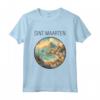 Sint Maarten Scenario Art Deco Maglietta - Design Unico per Amanti dell'Arte e Viaggiatori - Acquista Maglietta Souvenir