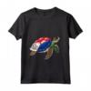 Funny Turtle Sint Maarten Flag Pride - Bambini Maglia a Manica - Ideale per Orgoglio Sint Maarten e Feste della Famiglia