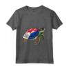 Funny Turtle Sint Maarten Flag Pride - Bambini Maglia a Manica - Ideale per Orgoglio Sint Maarten e Feste della Famiglia