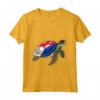 Funny Turtle Sint Maarten Flag Pride - Bambini Maglia a Manica - Ideale per Orgoglio Sint Maarten e Feste della Famiglia