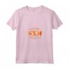 Donna HapTiger: SXM (Saint-Martin, Sint Maarten) Maglietta con Collo a V - Design Unico per Esplorare l'Isola