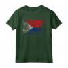 Sint Maarten - Maglietta con Bandiera Vintage da Viaggio, Souvenir Saint Martin
