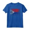 Sint Maarten - Maglietta con Bandiera Vintage da Viaggio, Souvenir Saint Martin