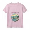 Donna Sint Maarten Scenario Art Deco - Maglietta con Collo a V per Viaggiatori e Turisti - Esplora la Bellezza di Sint Maarten con Stile