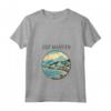 Donna Sint Maarten Scenario Art Deco - Maglietta con Collo a V per Viaggiatori e Turisti - Esplora la Bellezza di Sint Maarten con Stile