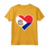 Sint Maarten Bandiera Cuore - Love Sint Maarten Maglietta Patriottica per Mostrare il Tuo Sostegno e Amore - Ideale per Viaggi e Regali di Compleanno
