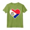 Sint Maarten Bandiera Cuore - Love Sint Maarten Maglietta Patriottica per Mostrare il Tuo Sostegno e Amore - Ideale per Viaggi e Regali di Compleanno
