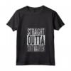 Donna Straight Outta Sint Maarten - Grande Vestito da Viaggio e Idea Regalo Maglietta con Collo a V - Perfetto per Viaggiatori e Amanti di Sint Maarten