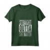 Donna Straight Outta Sint Maarten - Grande Vestito da Viaggio e Idea Regalo Maglietta con Collo a V - Perfetto per Viaggiatori e Amanti di Sint Maarten
