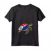 Donna Funny Turtle Sint Maarten Flag Pride Camicia - Ideale per Orgoglio di Sint Maarten e Regali - Maglietta per Famiglia e Amici