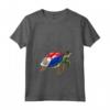 Donna Funny Turtle Sint Maarten Flag Pride Camicia - Ideale per Orgoglio di Sint Maarten e Regali - Maglietta per Famiglia e Amici