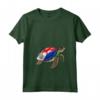 Donna Funny Turtle Sint Maarten Flag Pride Camicia - Ideale per Orgoglio di Sint Maarten e Regali - Maglietta per Famiglia e Amici