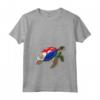 Donna Funny Turtle Sint Maarten Flag Pride Camicia - Ideale per Orgoglio di Sint Maarten e Regali - Maglietta per Famiglia e Amici