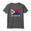 Sint Maarten Flag Pride Vintage - Maglietta Root Gift per Cittadini Americani di Sint Maarten - Ideale per Supportare la Squadra Nazionale di Calcio