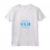 Donna HapTiger: SXM - Saint-Martin, Sint Maarten Maglietta con Collo a V - Ideale come Souvenir di Viaggio